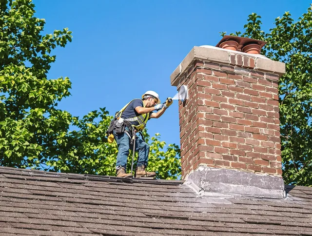 Tallmadge Chimney Sweep performing an inspection with advanced tools in Tallmadge, OH