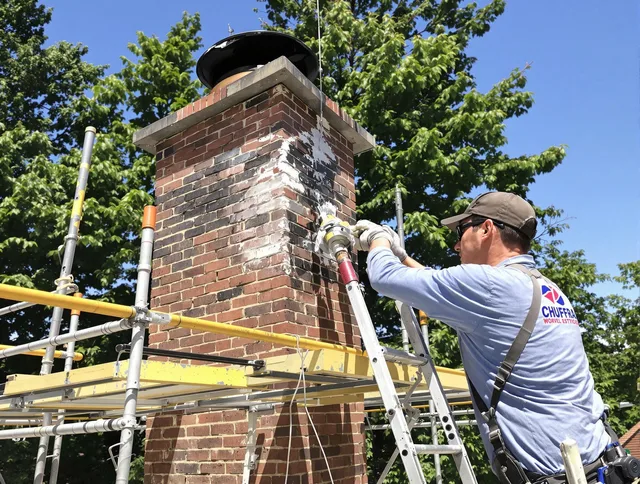 Structural chimney repair by Tallmadge Chimney Sweep in Tallmadge, OH
