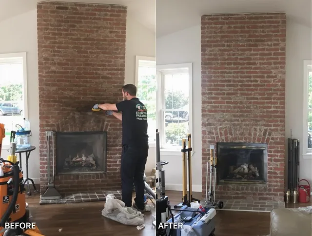 Finished chimney sweeping service by Tallmadge Chimney Sweep in Tallmadge, OH