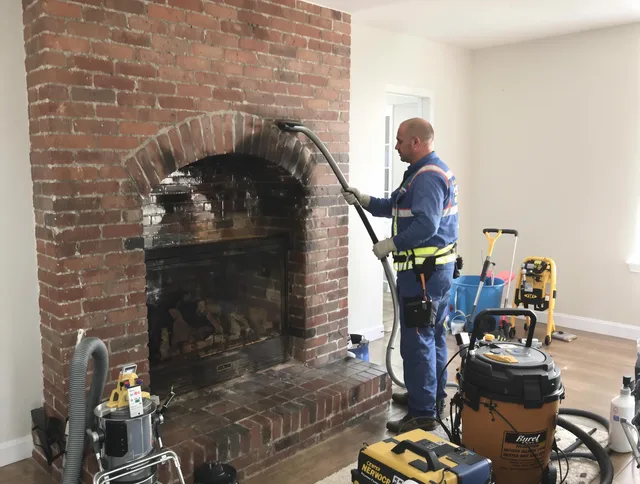 Tallmadge Chimney Sweep expert performing detailed chimney sweep in Tallmadge, OH